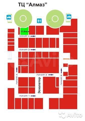 Торговая площадь, 37.8 м²