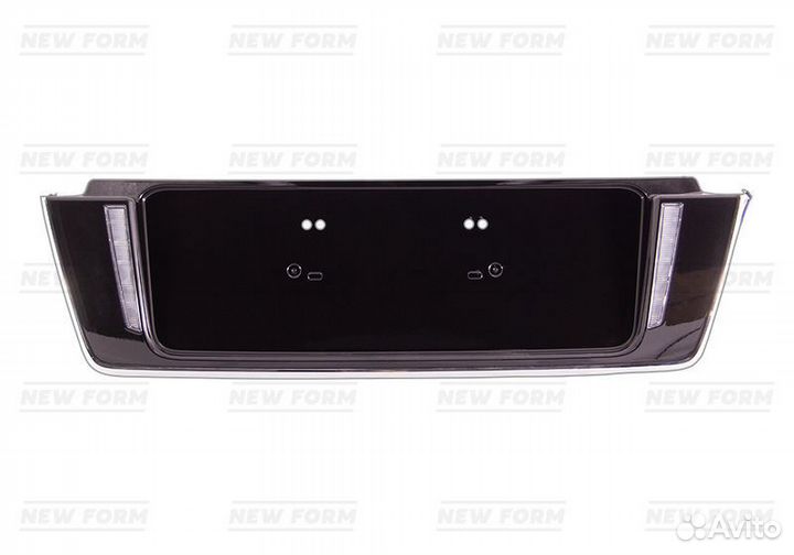 Накладка под номер черная Lexus LX 570