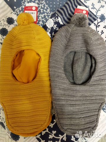 Шапка шлем шерсть на флисе 52