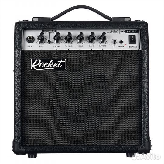 Комбоусилитель для электрогитары rocket GA-20RT Bl