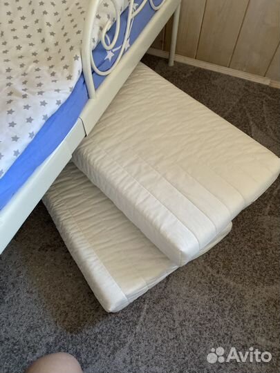Детская кровать IKEA миннен + матрас