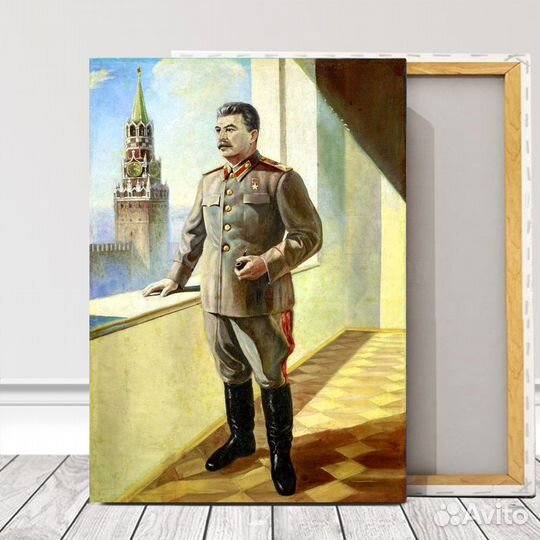 Портрет Сталина и Ленина