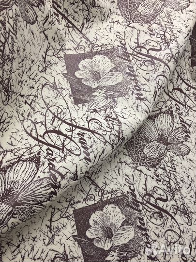 Ткань мебельная флок велюр жаккард