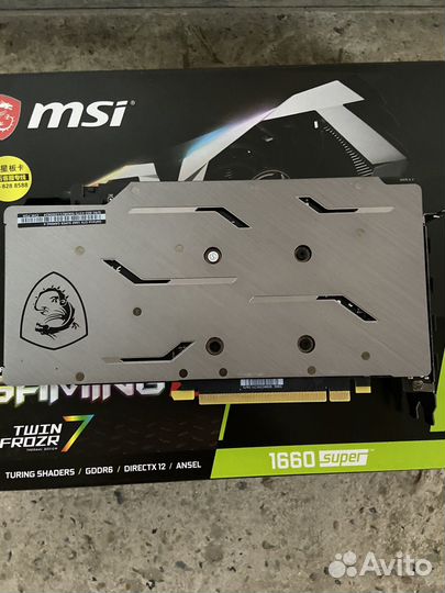 Видеокарта gtx 1660 super