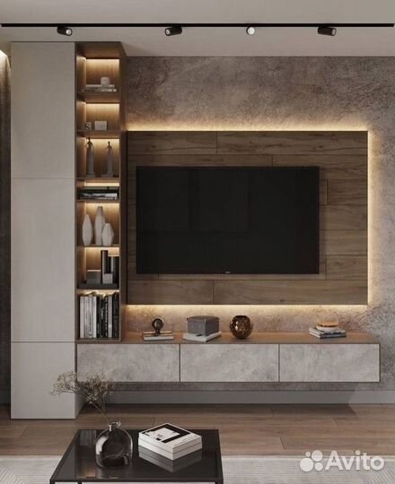 Тв зона под ключ