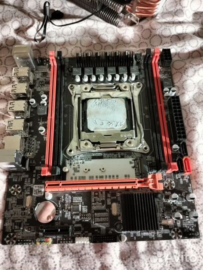 Комплект x99 мать+проц+озу