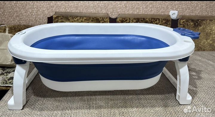 Детская ванночка складная с подставкой