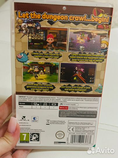 Картридж на Nintendo Switch