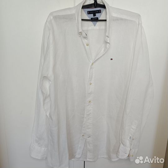 Лëн 100% Рубашка Tommy hilfiger