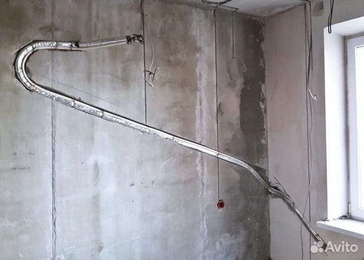 Установка мойка сплит систем чистка прокладка трас