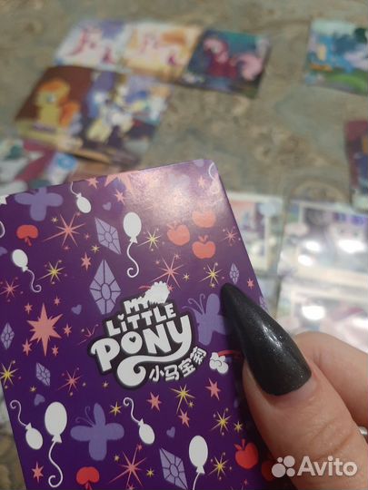 My little pony 38шт карточки лот
