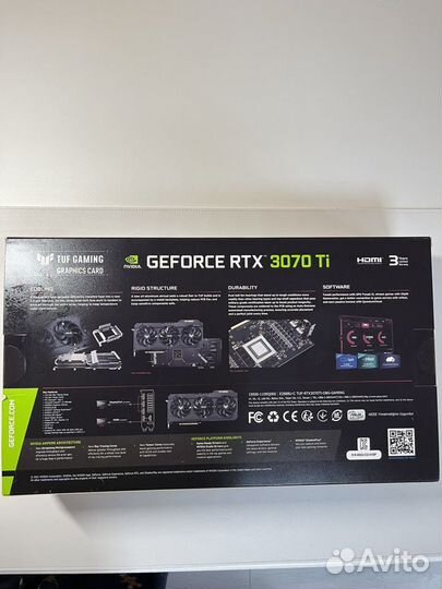 Видеокарта nvidia 3070 ti Asus TUF Gaming 8GB OC