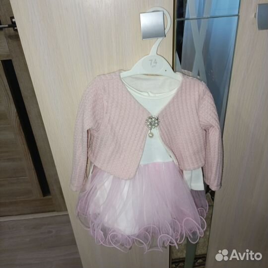 Одежда для девочки пакетом 68 74 80 86