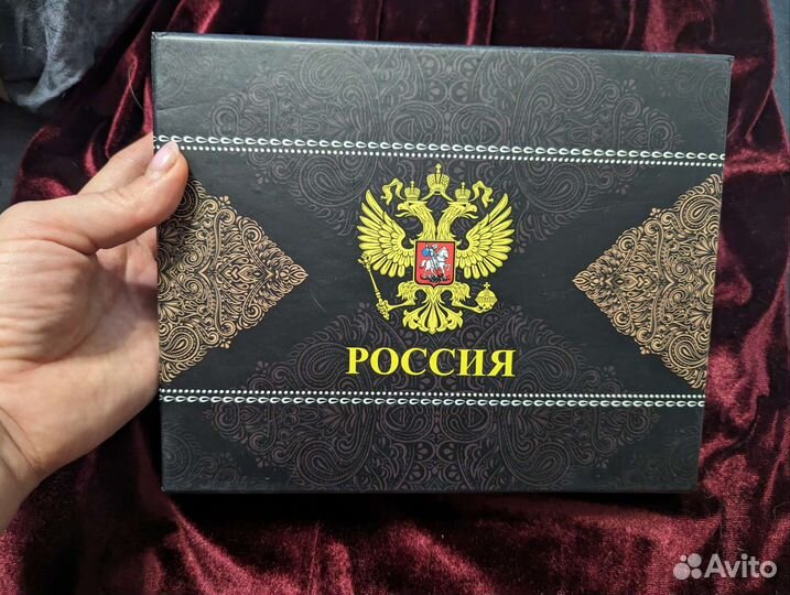 Набор подарочный рюмки и фляга новый