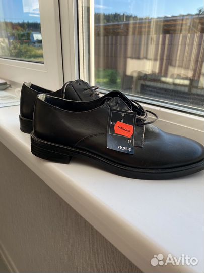 Туфли кожаные