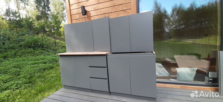 Кухни графит