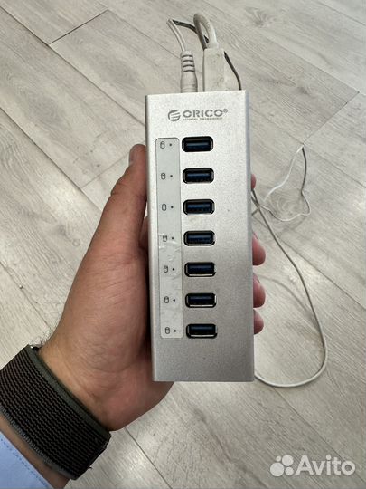 USB хаб Orico 8 портов с питанием