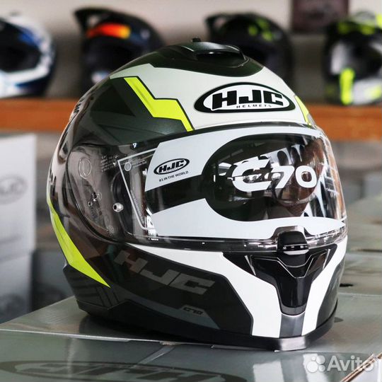 Мотошлем HJC C70 silon MC3H