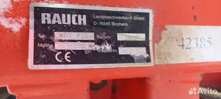 Разбрасыватель удобрений RAUCH MDS-935, 2006