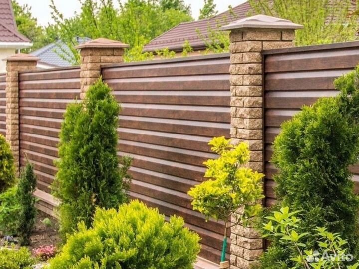 Профлист / штакетник для забора.Ворота