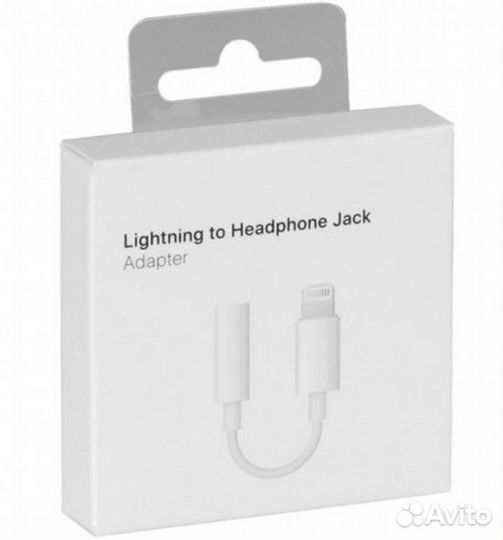 Apple, переходник Lightning - 3.5 mm, оригинал
