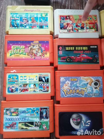 Катриджи для dendy