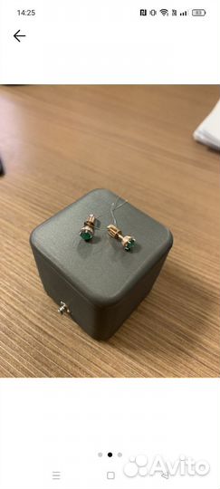 Серьги гвоздики винтовые