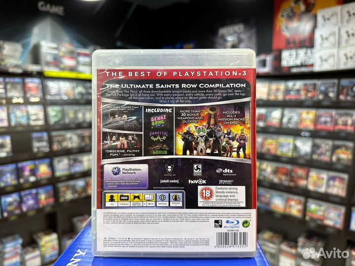 Игры для PS3: Saints Row: The Third The Full Packa