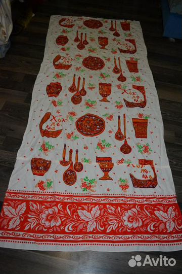 Рушник Хохлома -Скатерть