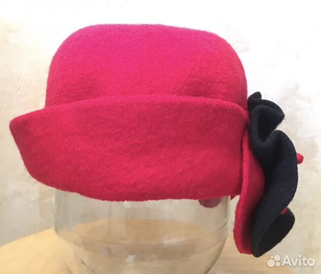 Дизайнерская женская шерстяная шляпка