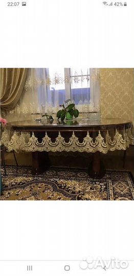 Скатерть с бахромой