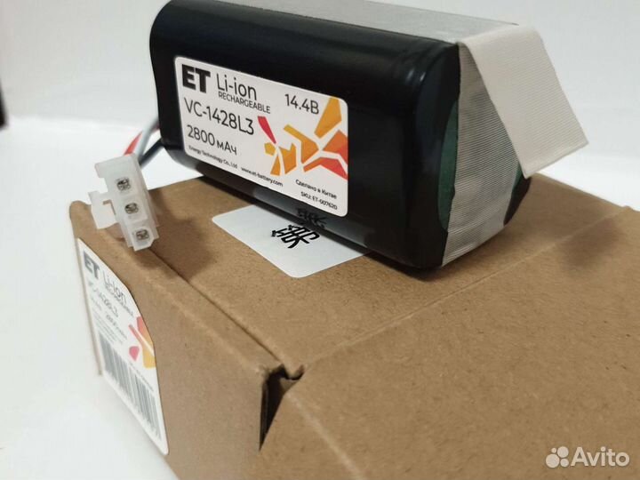 Аккумулятор ET VC 1428 L3 пылесос iclebo YCR
