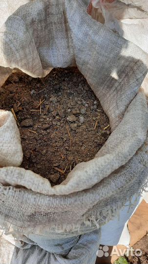 Куриный помет в мешках