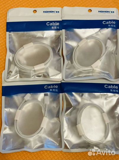 Кабель для зарядки iPhone, microUSB, type-c