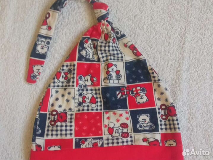 Шапочки трикотажные пакетом 6шт