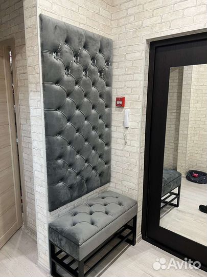 Мягкая прихожая. Прихожая в каретной стяжке