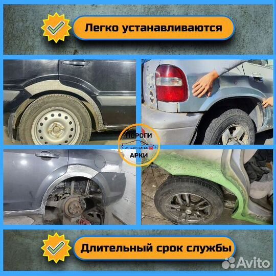 Арки ремонтные Hyundai Matrix и др