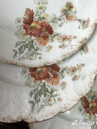 Антикварные тарелки Limoges Франция