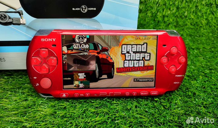 Sony PSP Red 3008 + Игры +Комплект