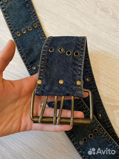 Ремень винтаж джинсовый оригинал