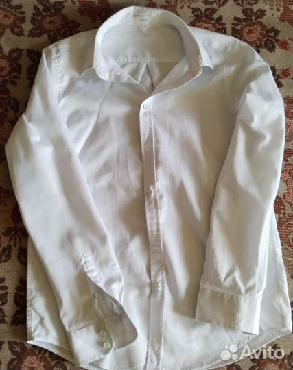 Рубашка белая 164 см