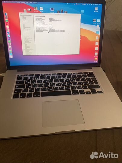 MacBook Pro (Retina, 15, Mid2014) 16 гб. 2.5. 512