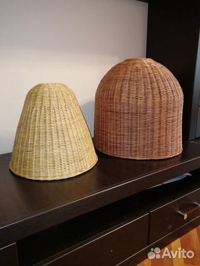 Абажур ручной работы из эко-лозы