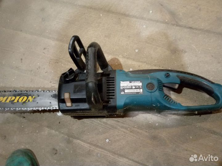 Электропила цепная makita. Бензопила champion