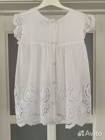 Блузка белая Twinset, skotch&soda 12-14