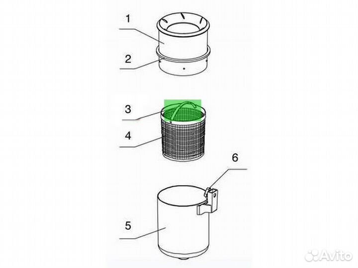 10534 Ручка корзины скимера