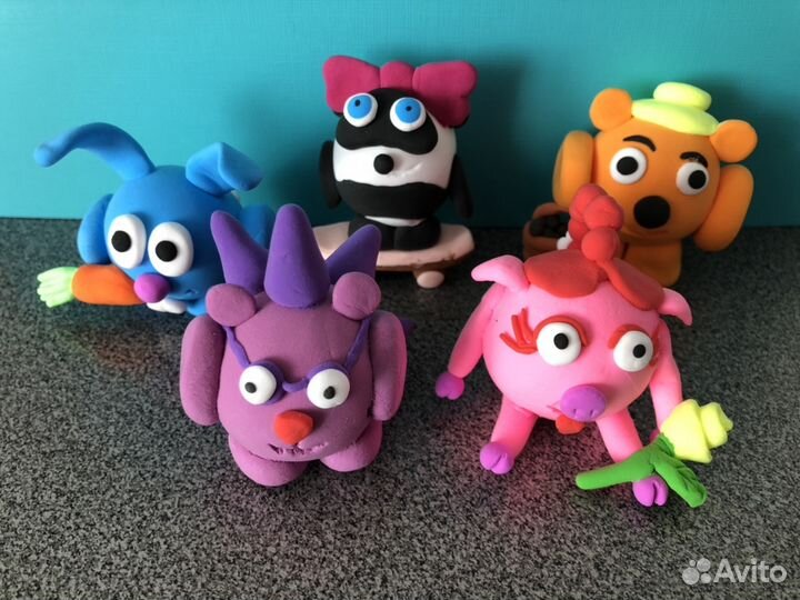 Игрушки из лёгкого пластилина (поделки своими рука