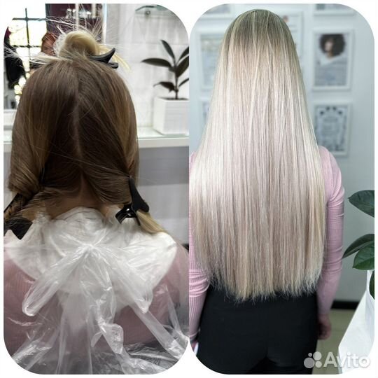 Сложное окрашивание airtach, балаяж, шатуш