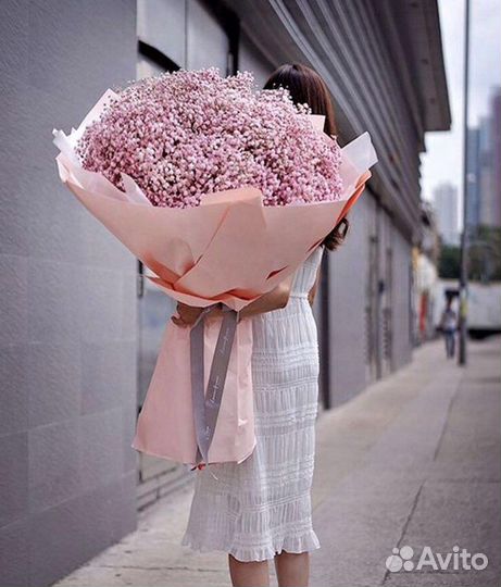 Гипсофила, букет гигант из гипсофилы, доставка