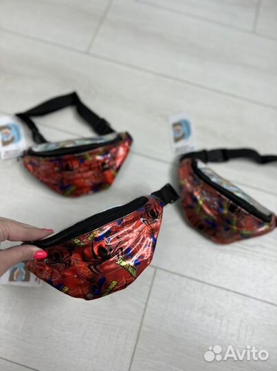 Сумка поясная человек паук